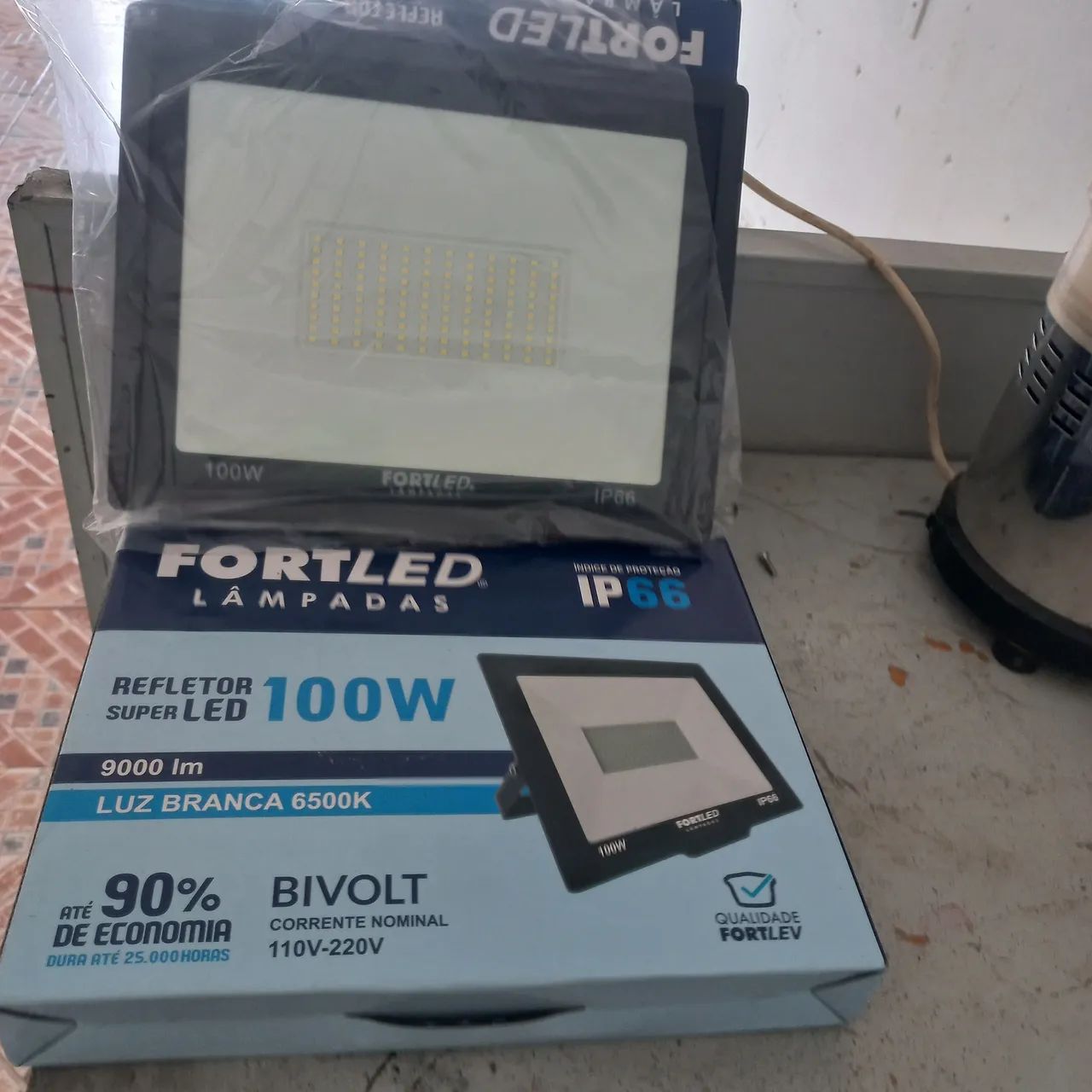 Refletor  fortled 100W ip66 - Foto 3