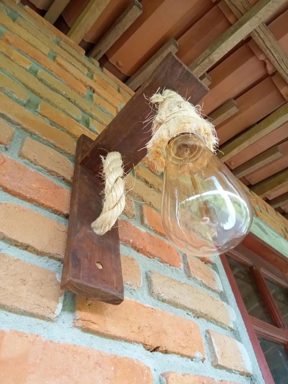 Luminária arandela retro rustica - Foto 4