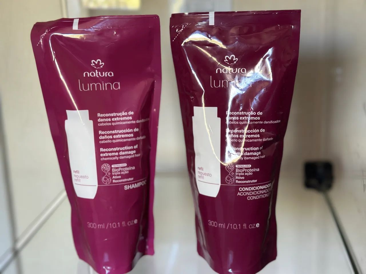 Kit refil shampoo e condicionador lumina de natura - Foto 3