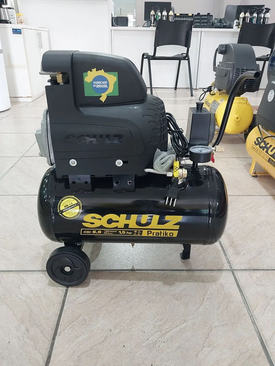 Compressor de Ar Schulz Pratik 20 Litros(Novo)