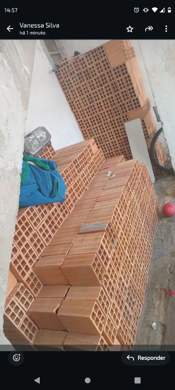1 milheiro de Tijolos para construção