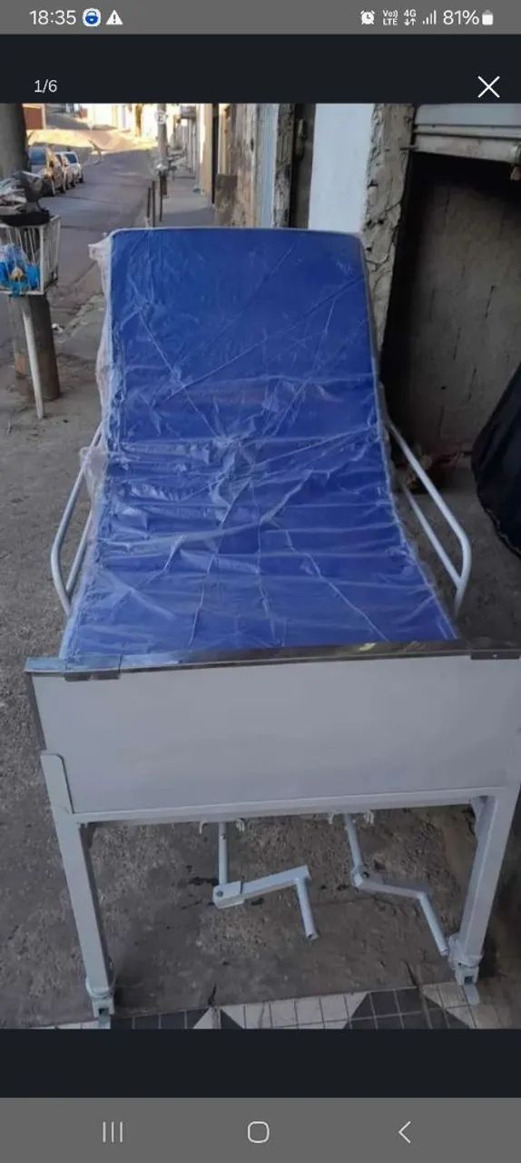 Cama hospitalar com duas  manivelas - Foto 3