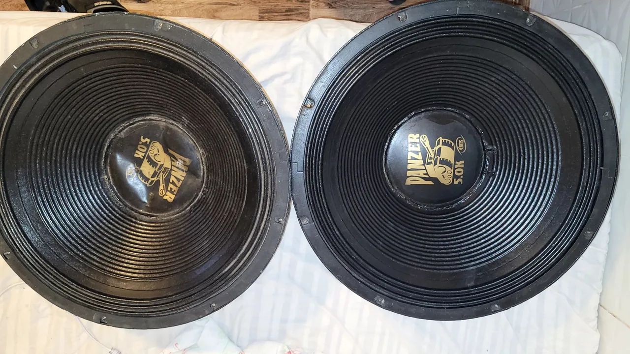 2 Subwoofers eros panzer 21 polegadas - Foto 3