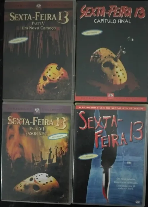 DVD - Filmes Sexta-feira 13, A hora do pesadelo e O Exorcista - Leia todo o anuncio