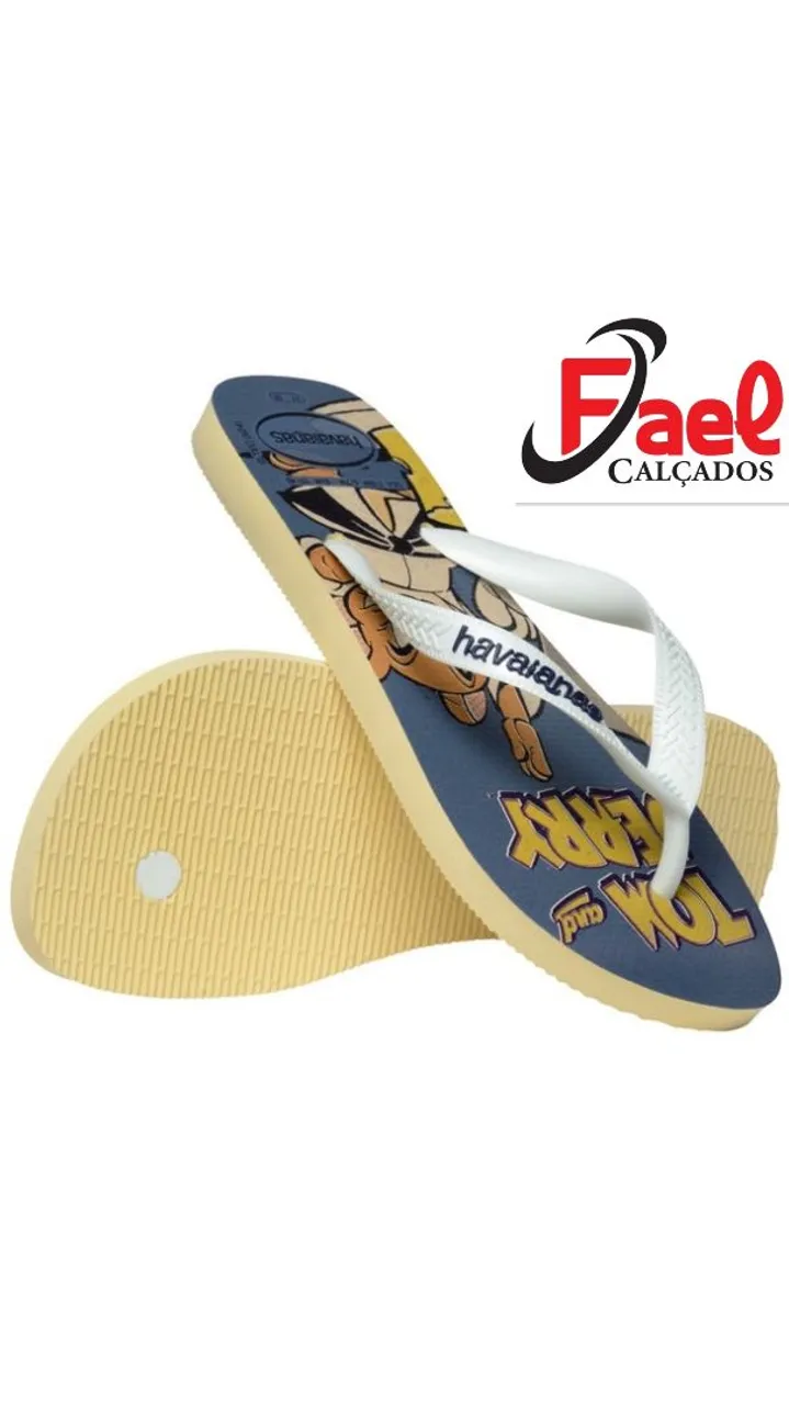 Chinelo Havaianas Tom e Jerry