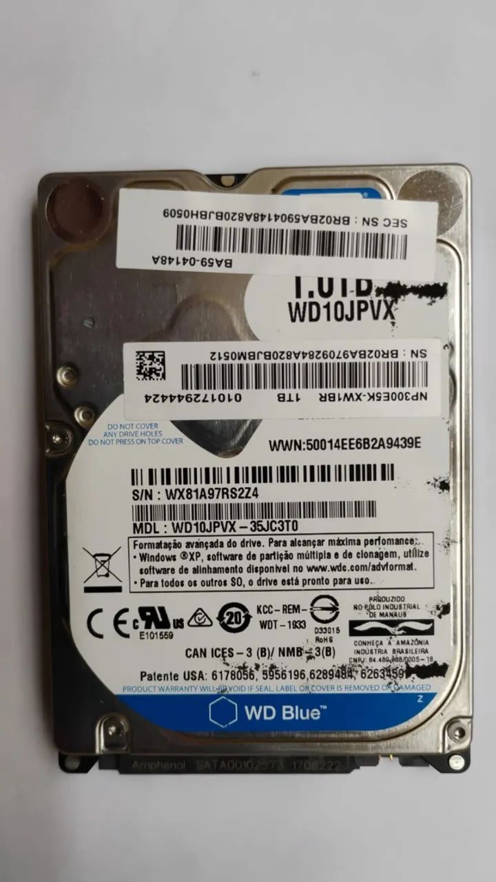 2.5-inch Notebook Hard Drive64842044808449122