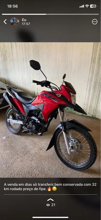  Honda Xre 190 conservada 