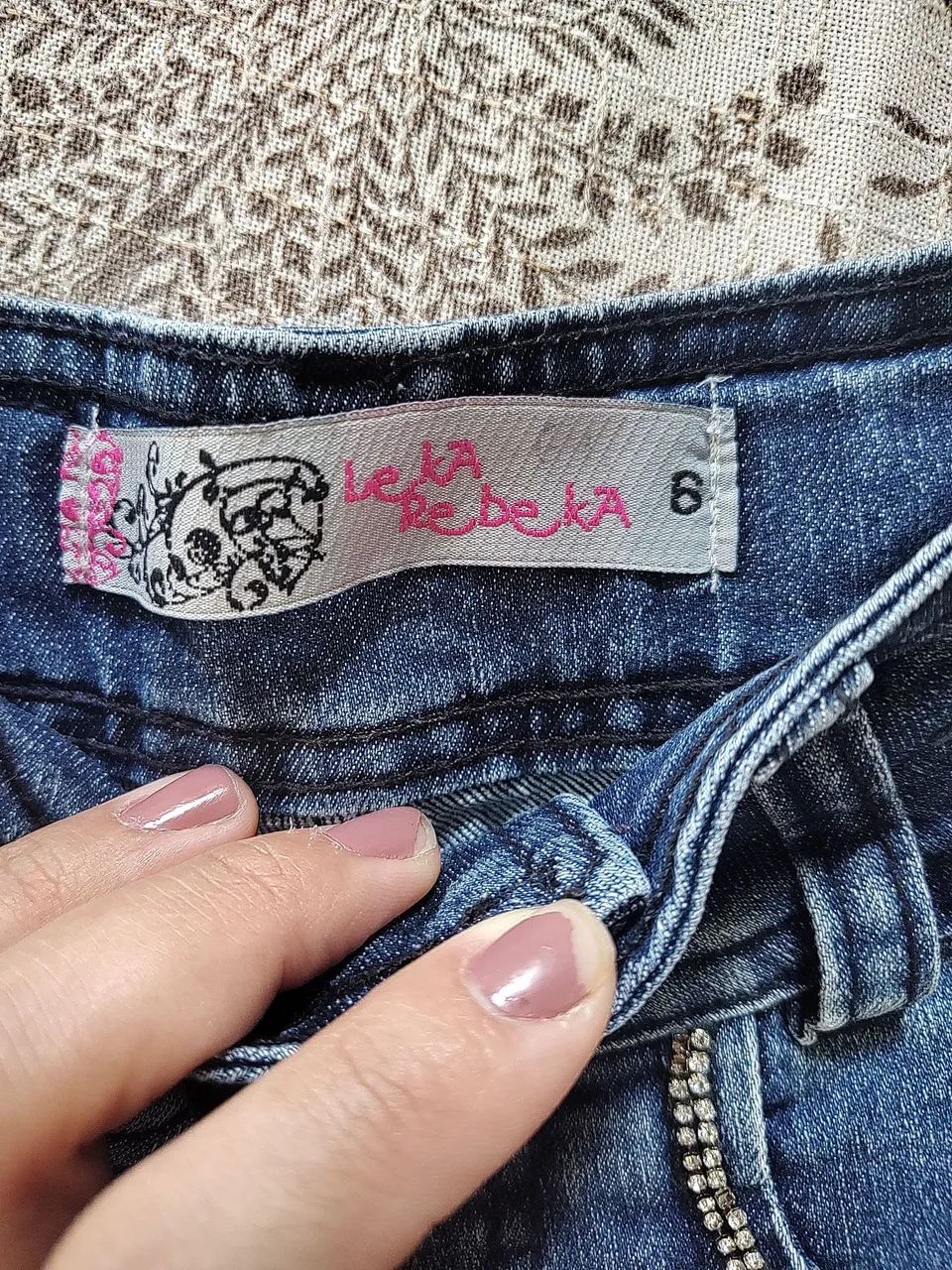 3 calças tamanho 6 - Foto 3