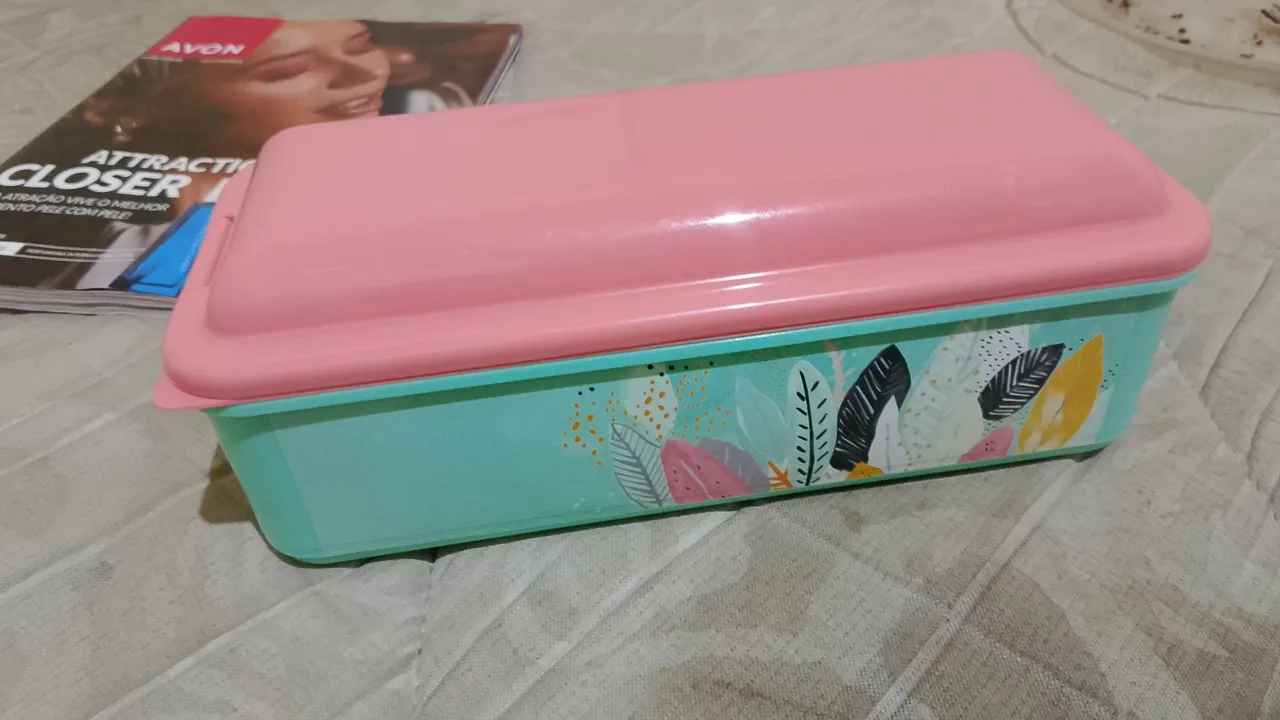 Marmita Plástica e Bolsa Termica