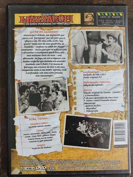 Kit 4 DVD Coleção Mazzaropi - Cinemagia - Filmes Nostalgicos - Foto 6