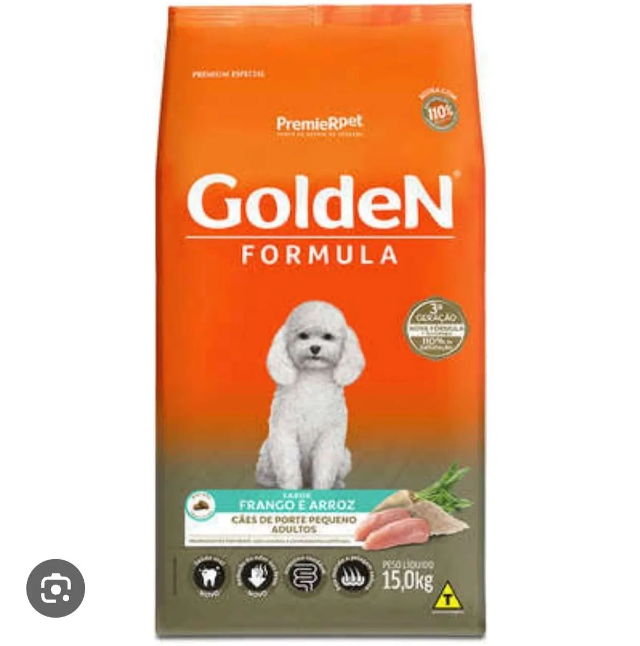 Ração Golden Formula Frango e Arroz 15kg