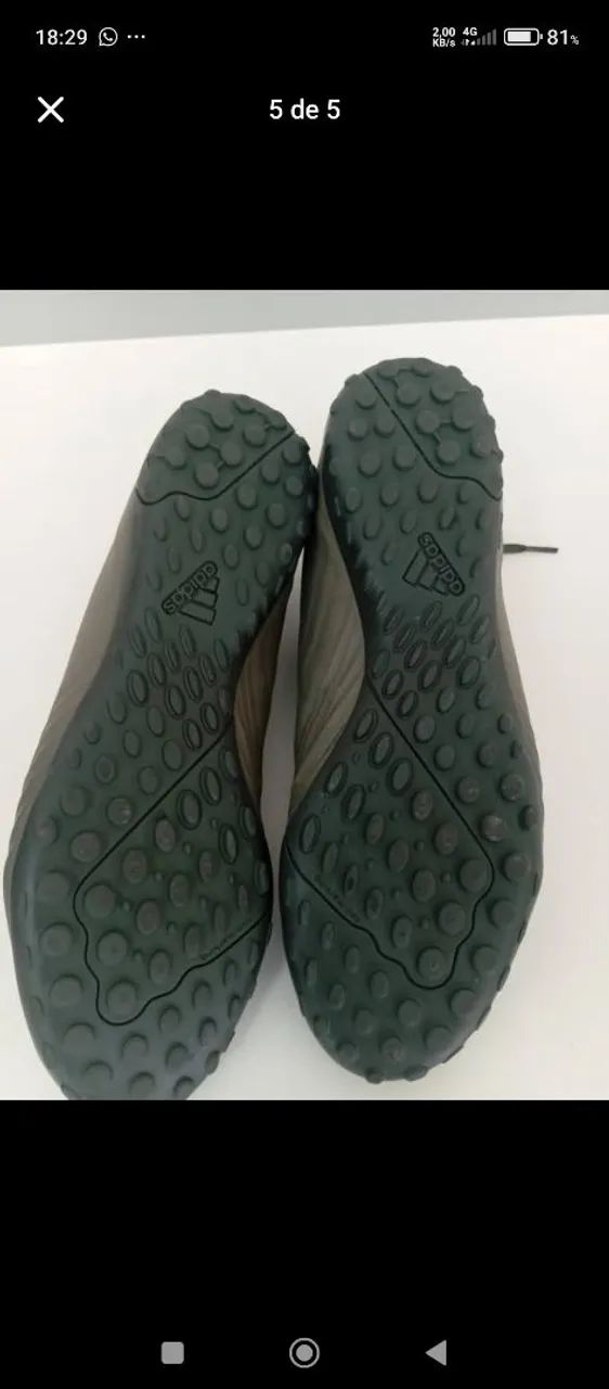 Chuteira society com cravo - Foto 5