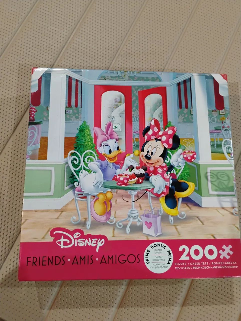 Quebra-cabeça Disney Minnie e Daisy - 200 peças