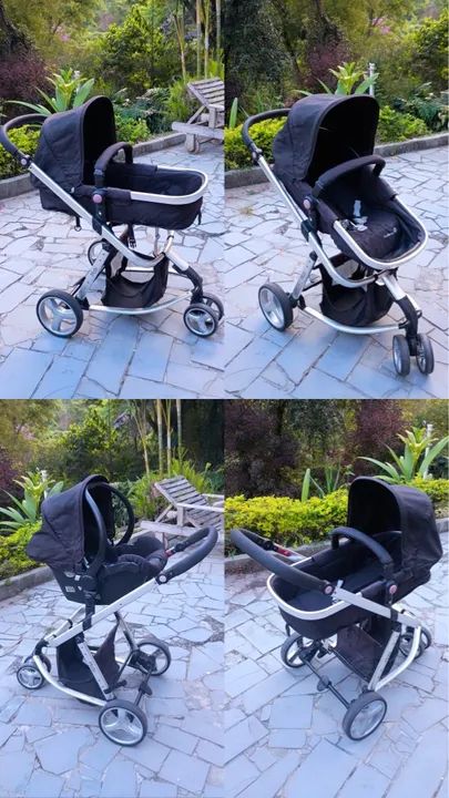 Carrinho Moisés com bebê conforto  - Foto 4