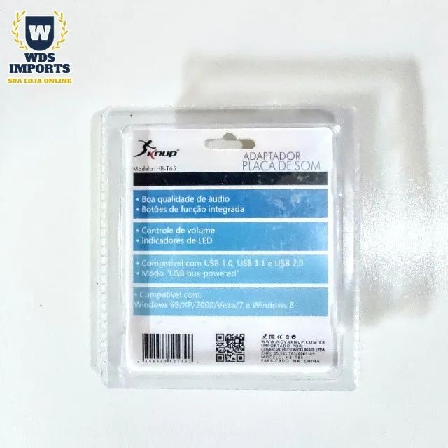 Adaptador placa de som usb 7.1 - Foto 5