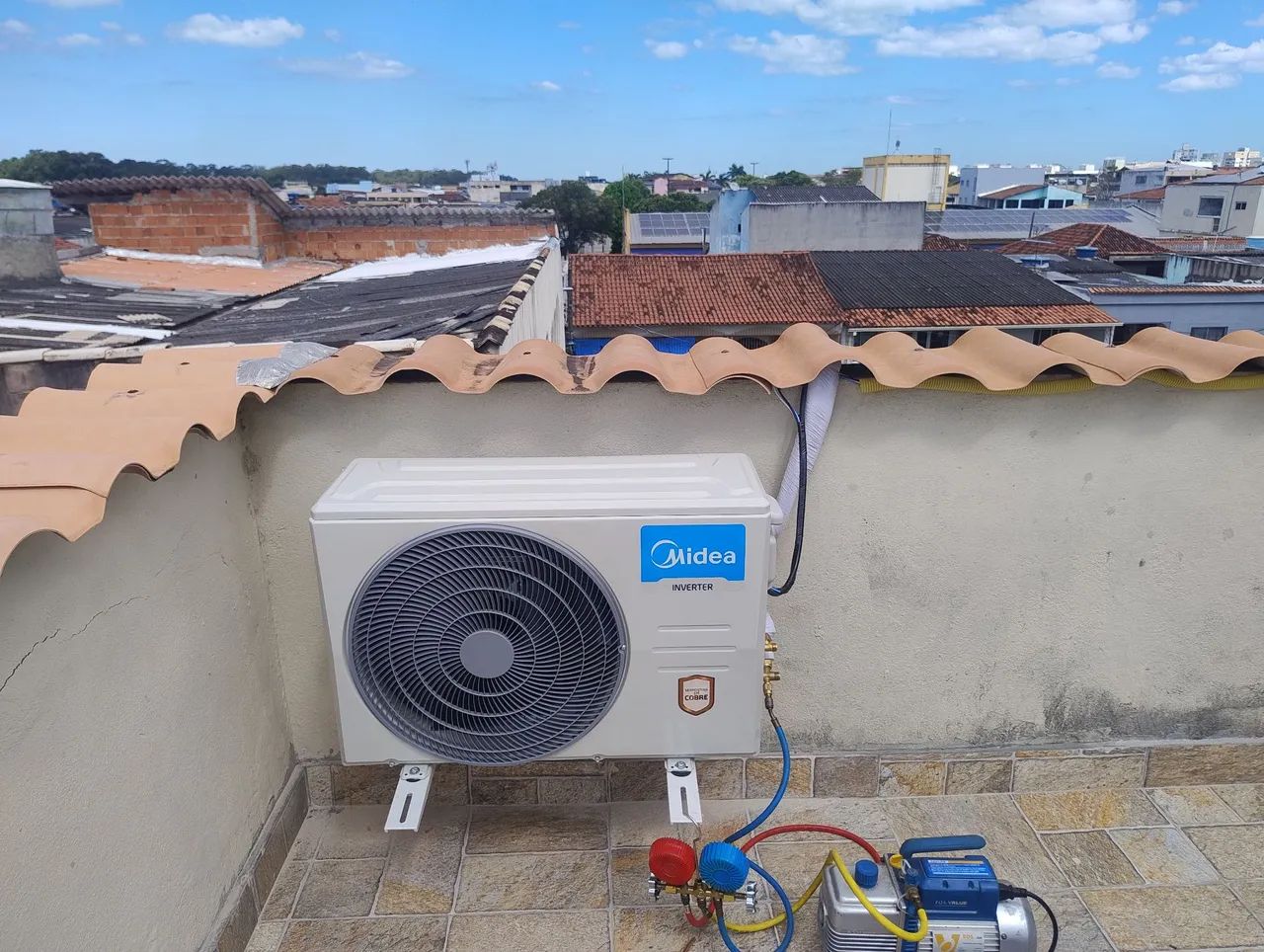 Ar condicionado instalação 