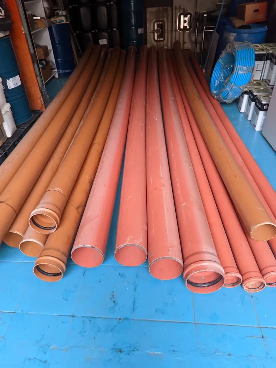 Canos esgoto laranja 100 mm ou 4 polegadas  - Foto 4