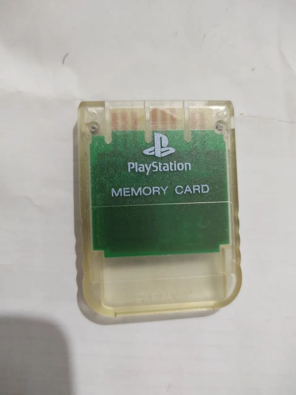 Memory Card PS1 Original Crystal - Peças e Acessórios de Vídeo Game ...