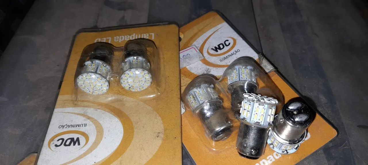 Lâmpadas LED para carro - T5, T10,  T15, T206552, 6551, 6327, 6334 - Foto 2