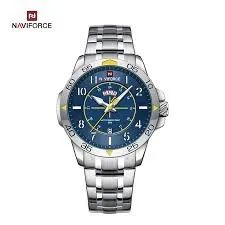 Relogio Masculino Naviforce Platinum Silver Blue Original - Foto 5