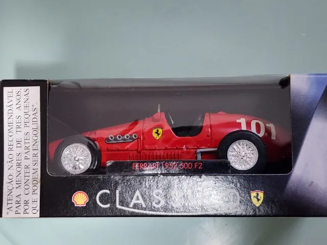Ferrari 500 F 1952 dos postos Shell promoção do Shumacher 1:35
