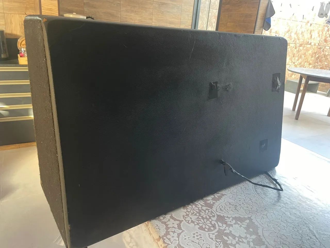 Caixa de Som Trio Selenium 2x12 + Cornetas + módulo - Foto 3