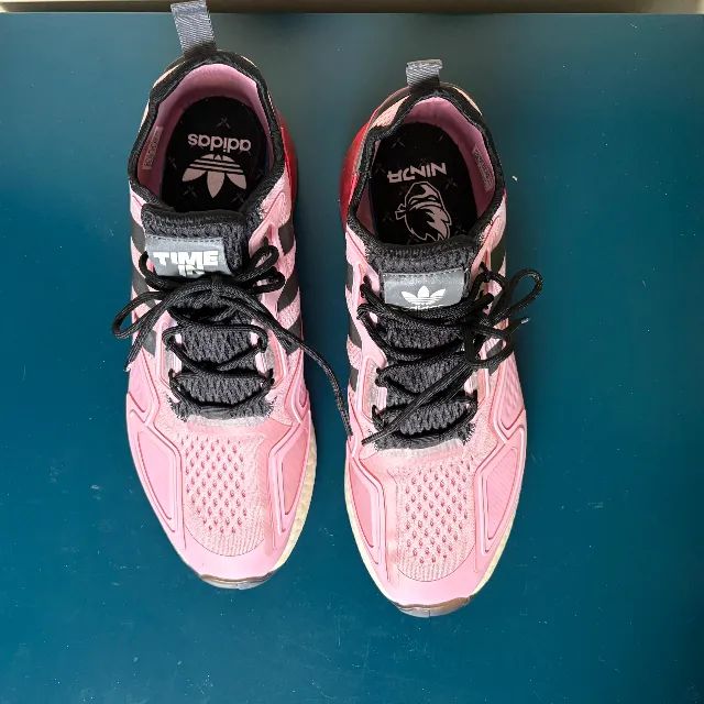 adidas zx 2k boost ninja time in true pink. tamanho 44 (us 12