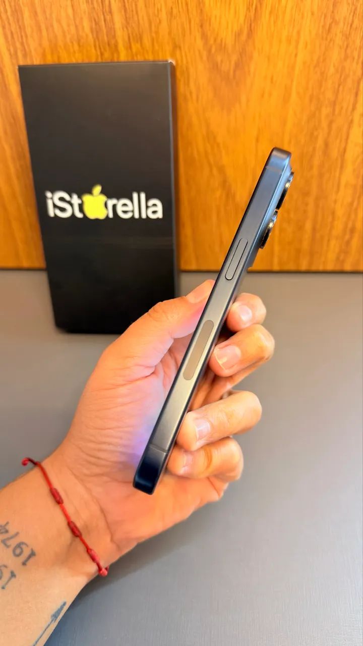 iPhone 15 PRO 128GB Azul seminovo - Foto 5