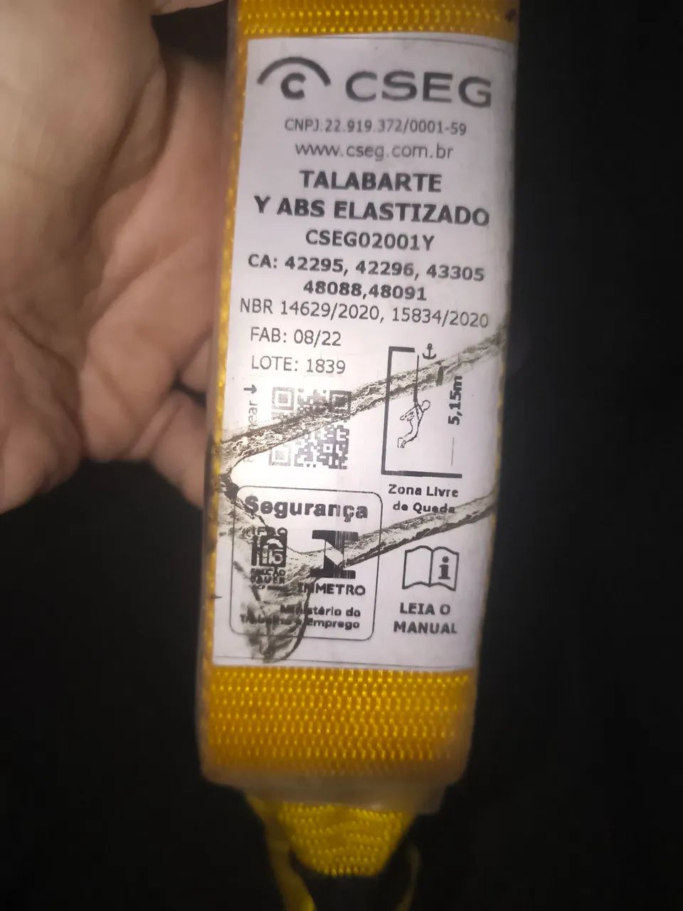 Cinto com alabarte