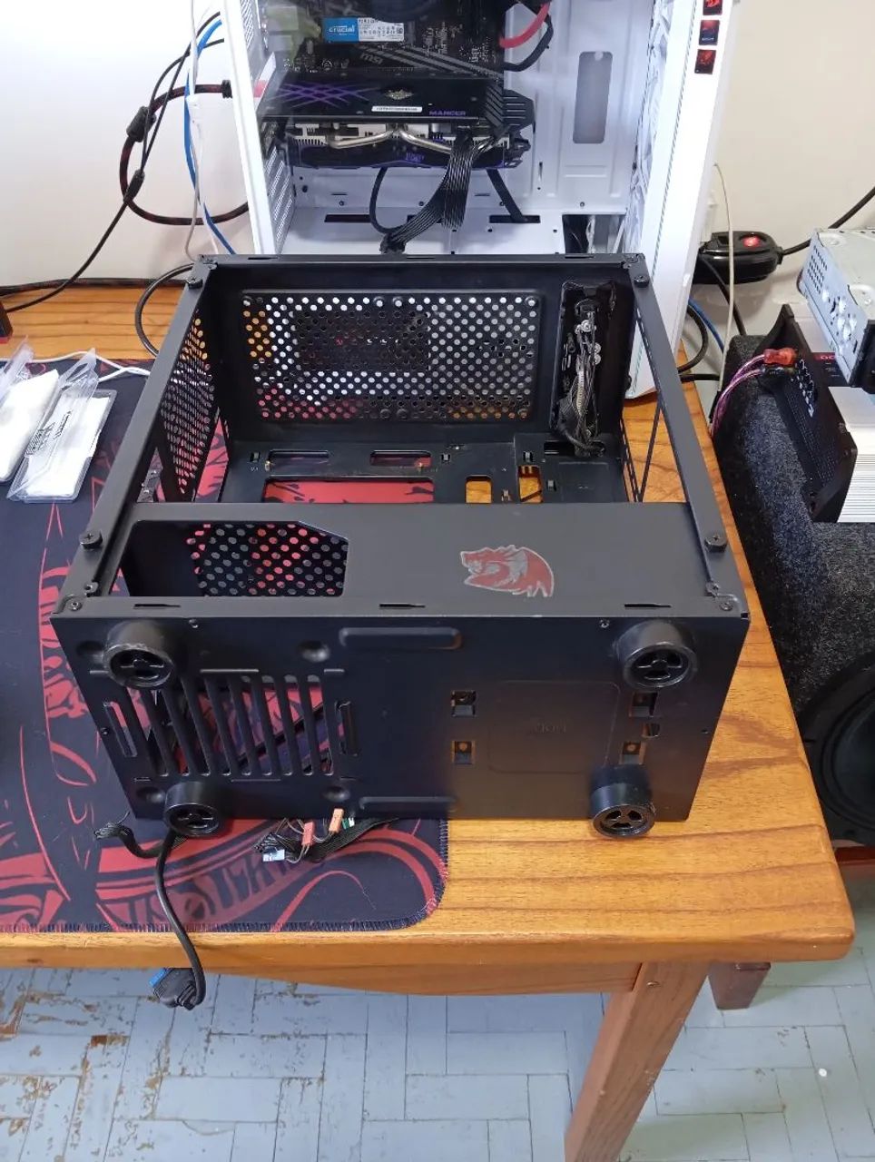 Gabinete Micro ATX PRETO USADO  - Foto 2