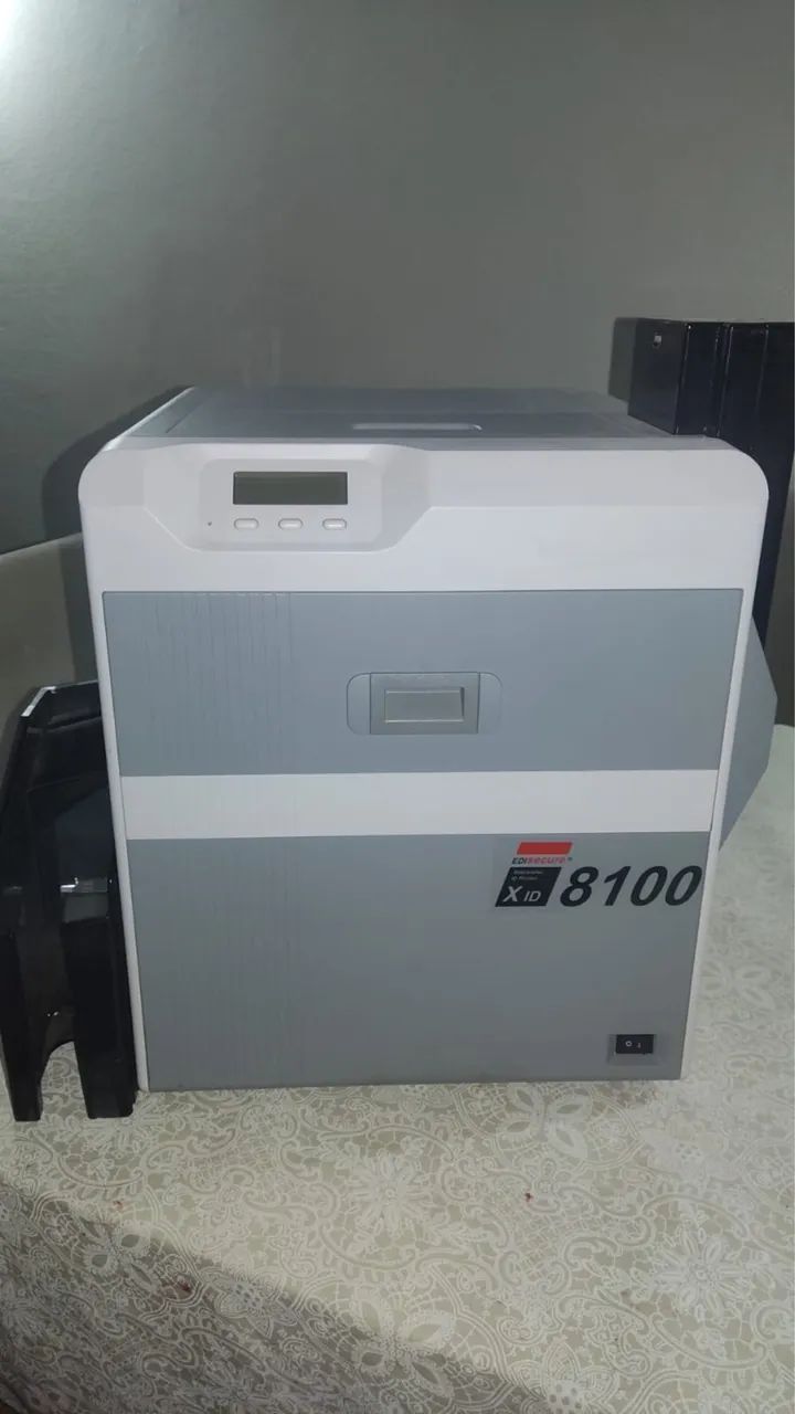 Impressora de Cartão PVC Profissional EDIsecure XID 8100 - Ótimo Estado 