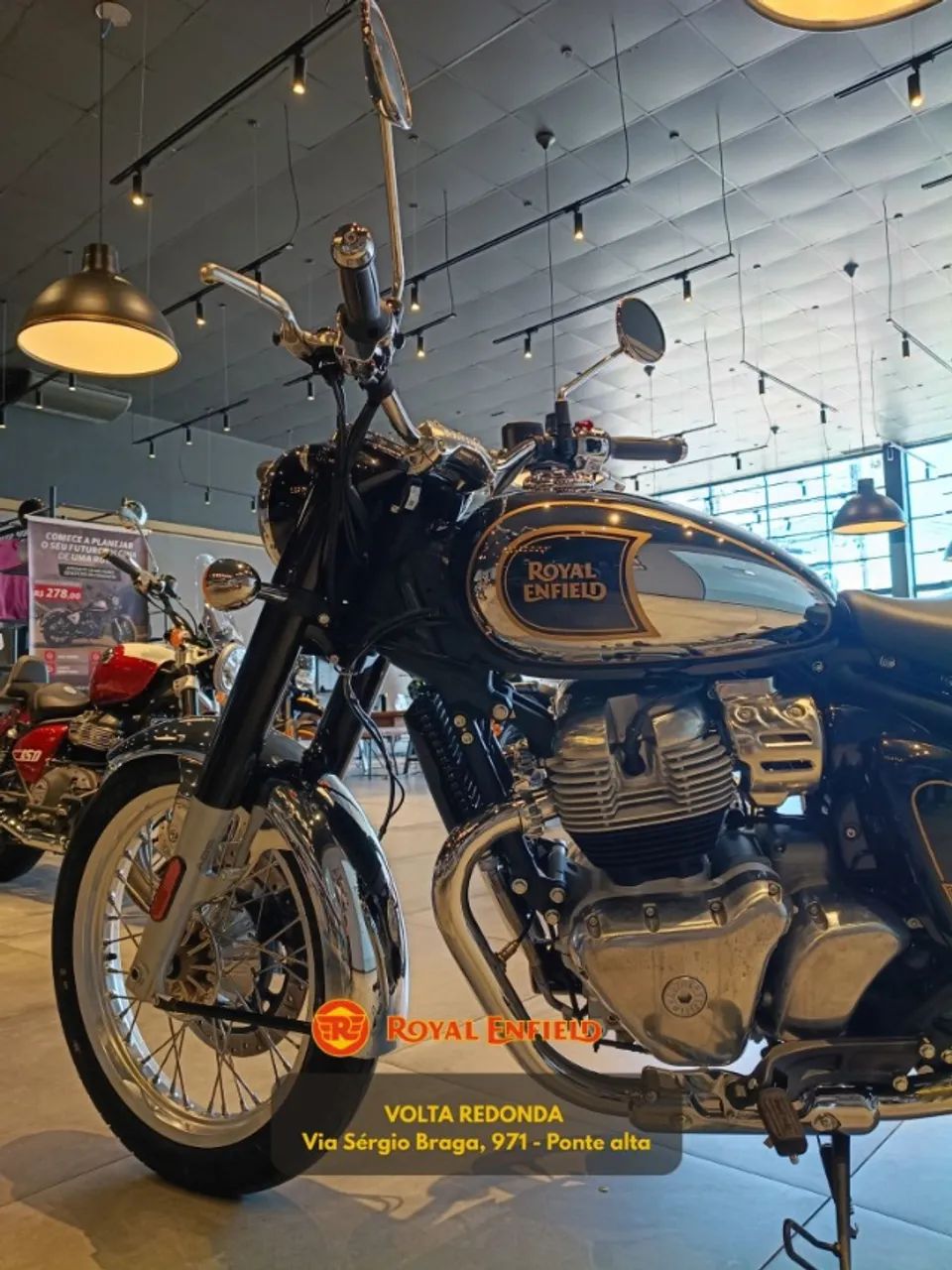 LEONI - R.E. CLASSIC 650 - CHROME BLACK - Foto 5