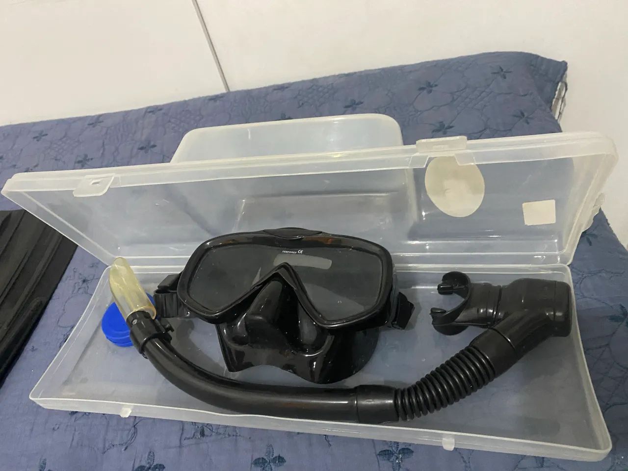 Kit Mergulho Profissional Seasub - Nadadeira Velox + Máscara Silicone - Foto 2