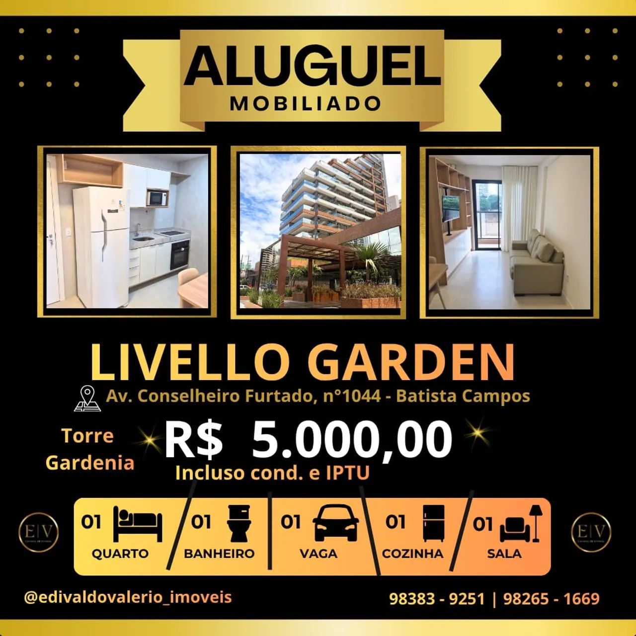 Alugo apto no Livelo garden 
