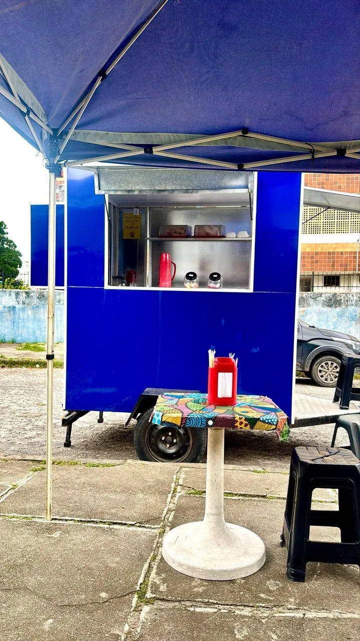 Trailer Comercial para Alimentação - Estrutura Completa e Pronto para Operação