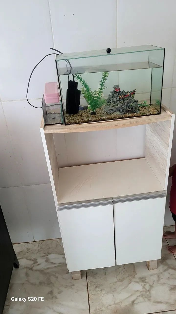 Aquário 50 litros e acessórios  - Foto 3