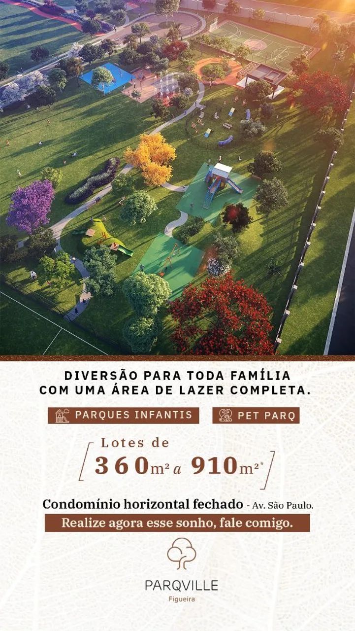 Terreno em Condomínio Fechado no PARQVILLE FIGUEIRA. A 10 minutos do Flamboyant Shopping! - Foto 4