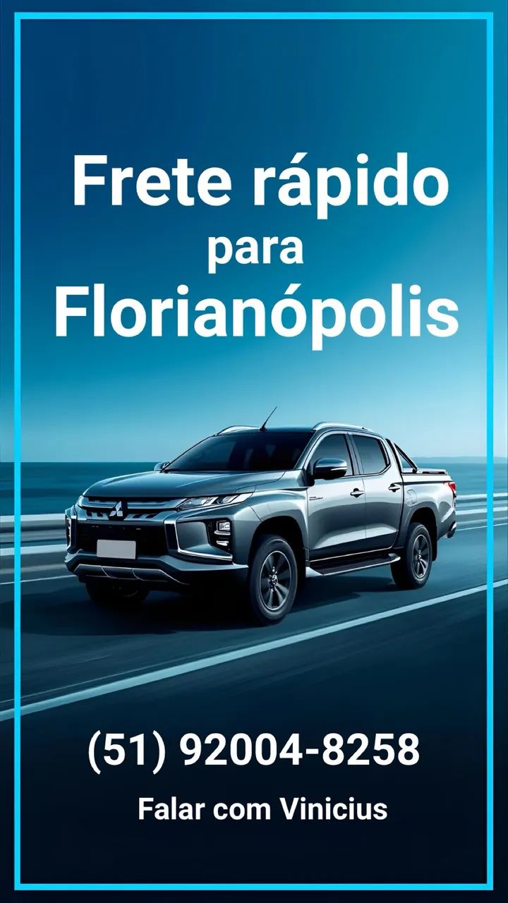 Faço Frete rapido em Florianópolis 