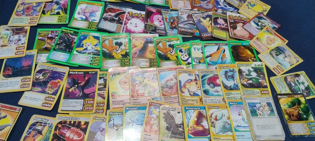 Lote  85 Mini Cards Pokémon Antigas  - Foto 4