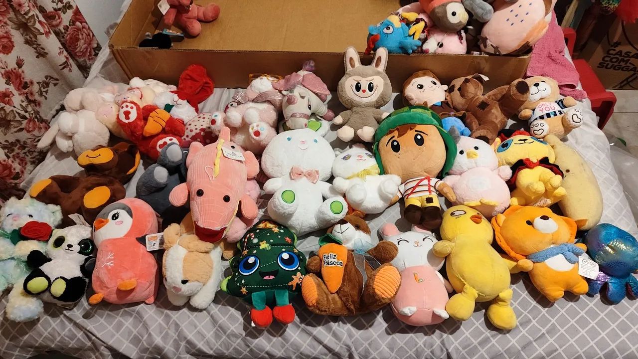 Bichinhos de pelúcia , 79 bichinhos 