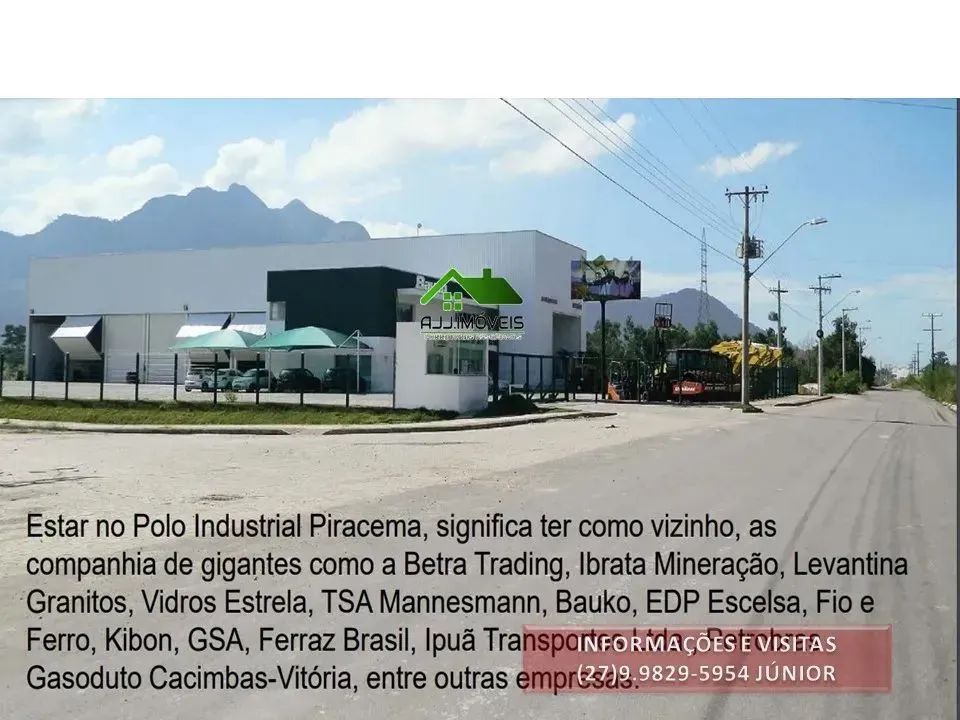Área- Lote industrial com 37.200m² Polo Industrial Piracema- Serra- ES. - Foto 7
