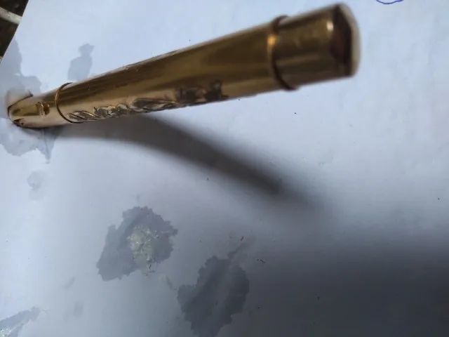 Caneta Antiga ouro18k-750 - Foto 5