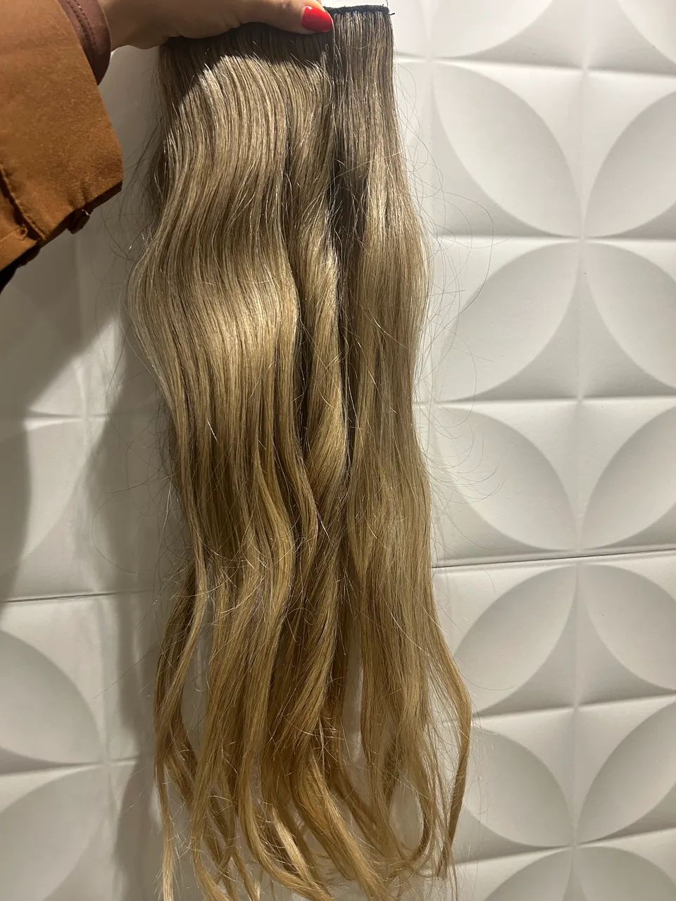 cabelo humano na tela 100 gramas - Foto 2