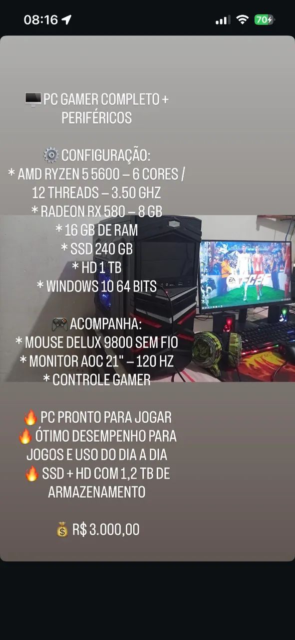 Computador gamer - Foto 2