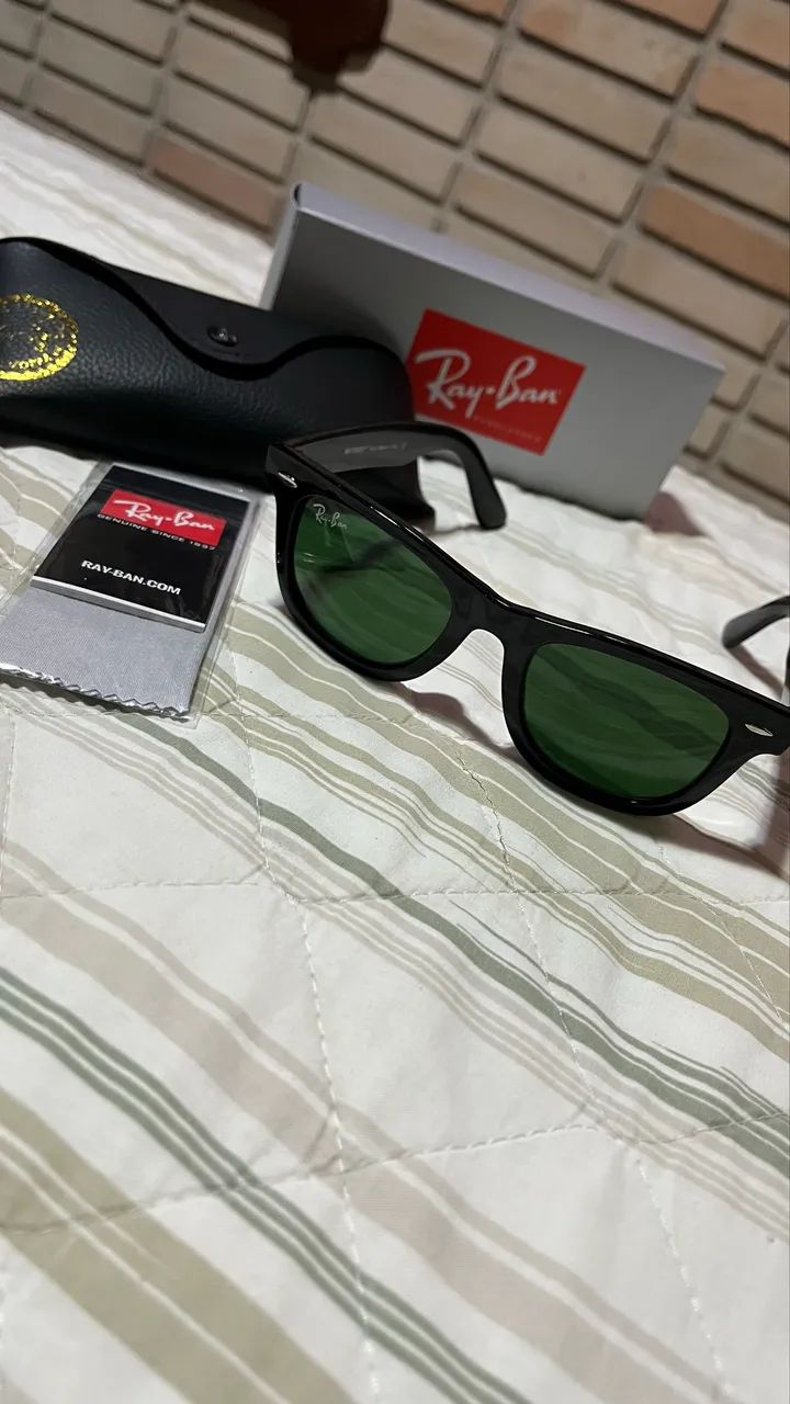 Rayban Wayfarer Original lente verde - Foto 5