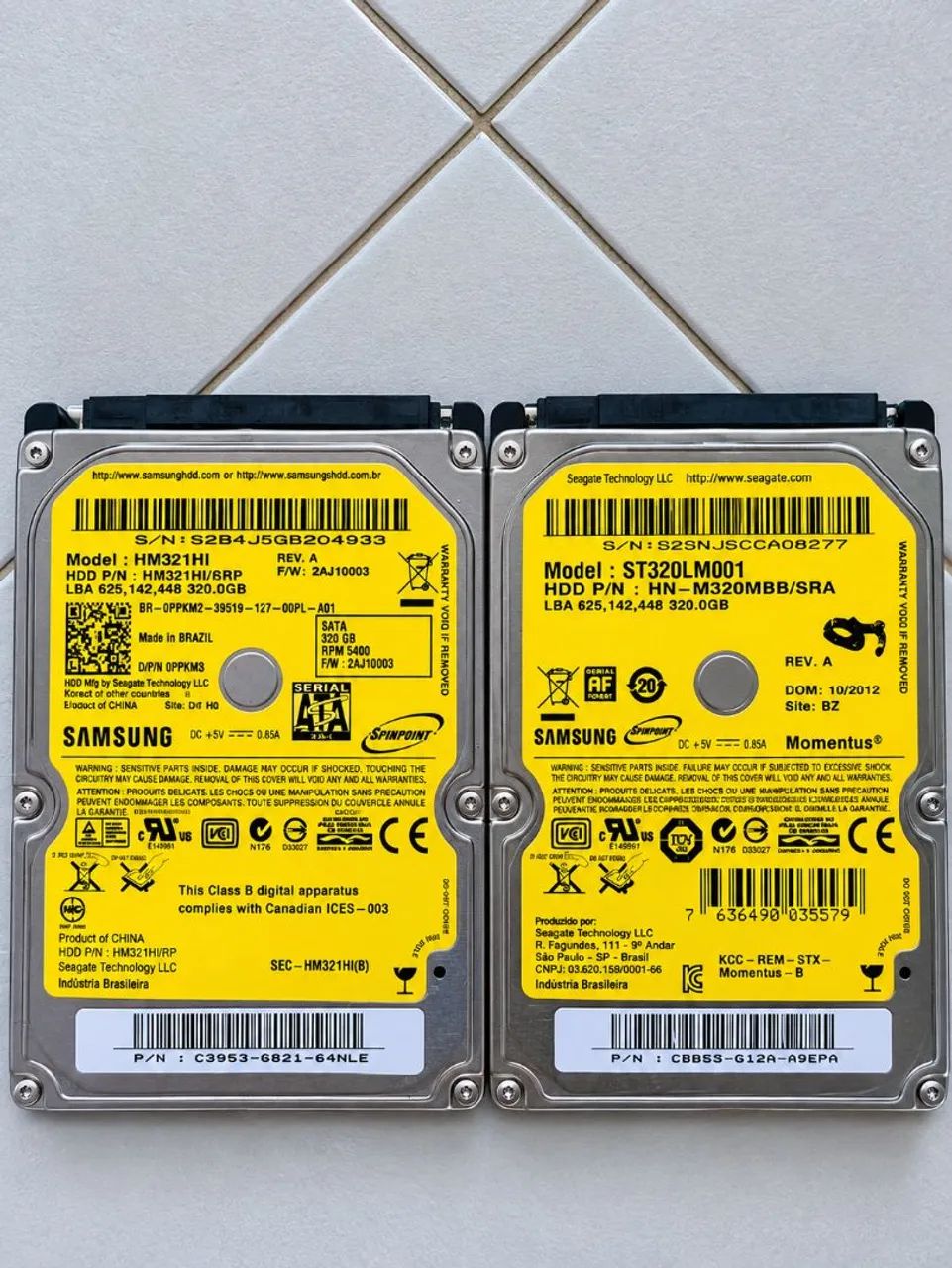 Combo 2 HD 320Gb 2.5 SATA