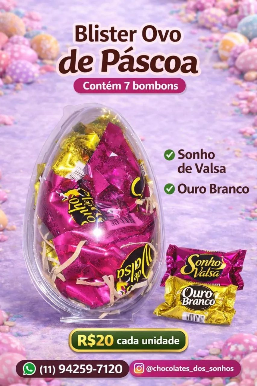 Blister ovo de Pascoa