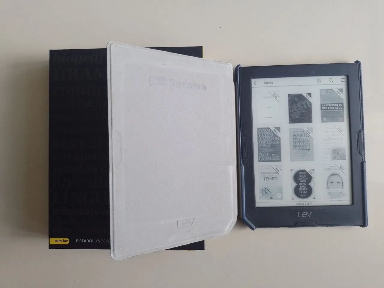 Leitor de livros digitais lev da saraiva - Foto 3