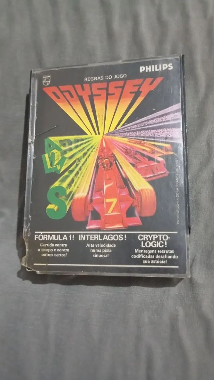 Jogo odyssey Philips fórmula 1 Interlagos com encarte e estojo 