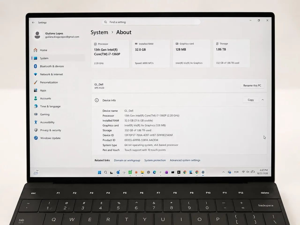 Notebook Dell XPS 13 Plus 9320 - Foto 2